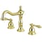 Kingston Brass KS1972AL 8" Widespread Bathroom Faucet, Polished Brass KS1972AL - alternate 1